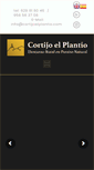 Mobile Screenshot of cortijoelplantio.com